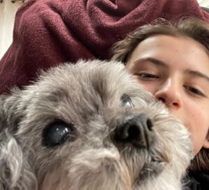 Jack Messina Instagram - #nationalpuppyday 🐶 🐾 She may be almost 16 but she’s still a puppy at heart ❤️ 🐾