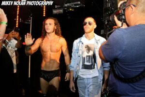 Jack Perry Instagram - This actually won’t be the first time I’ve teamed up with @orangecassidy . We’ve joined up once before for a ten man tag, and we’ll be looking to keep our winning streak alive tomorrow. #freshlysqueezedOC #coldpressedJB #pwg @aewontnt