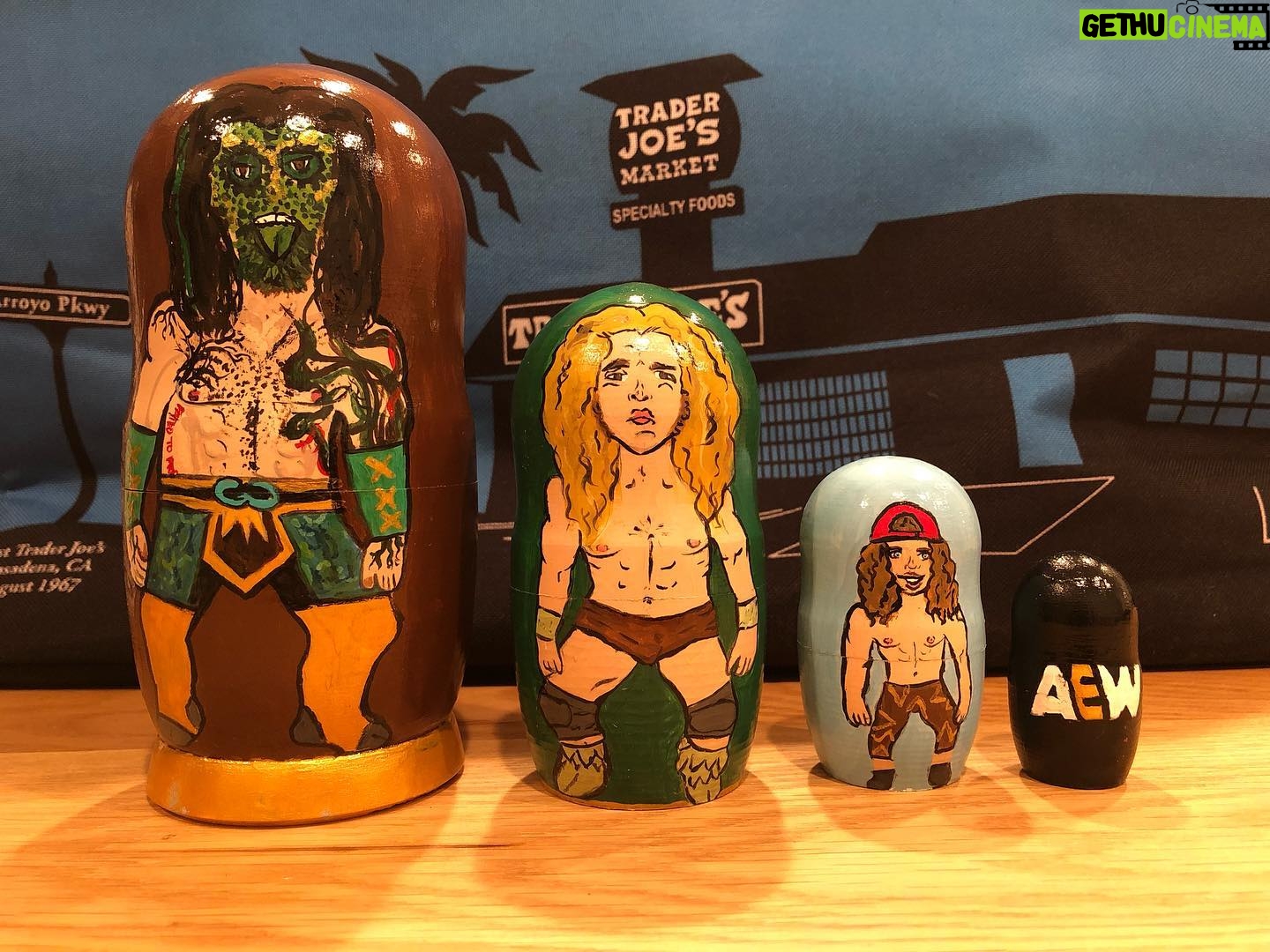 Jack Perry - 7.4K Likes - My sister is the coolest. She made these just for fun.
@allelitewrestling 🤔
Thanks @lemonperry . I love you. ❤️
#jurassicexpress #imwithaew