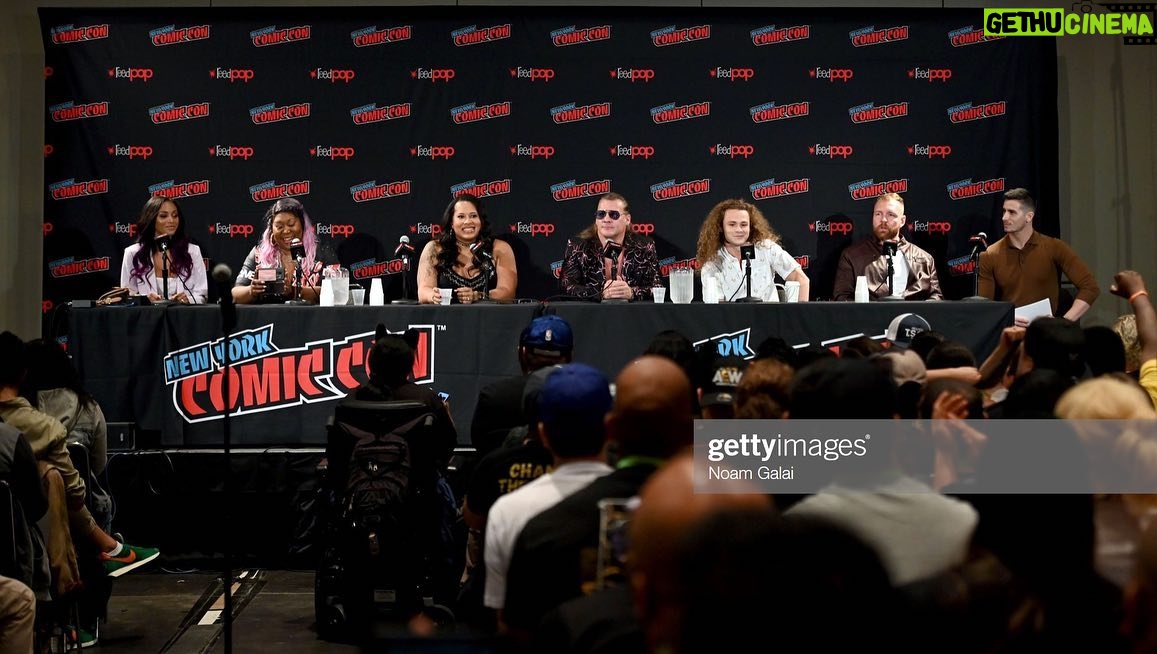 Jack Perry - 7.1K Likes - Thank you @newyorkcomiccon ! Great day with great people.
@allelitewrestling is in Boston this Wednesday, and I make my official @aewontnt TV debut in two weeks in Philadelphia! #aewdynamite #comiccon #aew