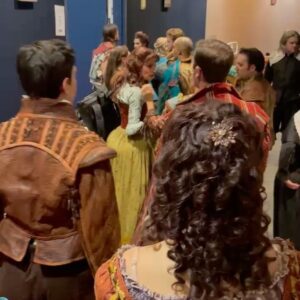 Jackie Burns Instagram - We take comedy very seriously at @sacmusicals. I loved my time with this outrageously talented cast of #somethingrottenthemusical. It went by way too fast! Swipe to the end if you want to get a glimpse of this summer’s hottest #showmance! 
•
•
•
•
#fbf #musicals #theater #theaterlife #instagood #musicalcomedy #fridayfeeling #happy #photography