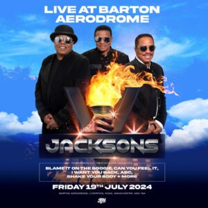 Jackie Jackson Instagram - 🎉 Get ready, Manchester! 🎶 This summer, mark your calendars for an unforgettable experience as we take the stage at Barton Aerodrome on Friday, July 19th! 🔥 Join us for an exclusive live performance and create memories that will last a lifetime! Tickets and details: https://bit.ly/JacksonsManchester 

#thejacksons #manchester #summer #live #legacy