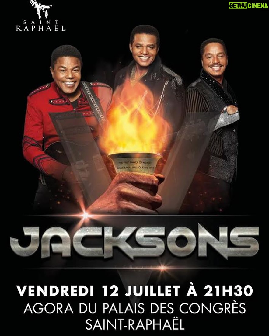 Jackie Jackson - 2K Likes - 🇪🇺 We’re Europe bound this summer! First stop:
📅 Friday, 12 July 2024
⏰ 21:30 hrs
📍 Agora du Palais des Congrès, Saint-Raphaël, France
📝 https://www.fnacspectacles.com/event/the-jacksons-agora-palais-des-congres-st-raphael-18509864/
We are excited to return to beautiful France and perform for our French and European fans! Don’t just meet us there, beat us there! À bientôt! 🇫🇷
For more tour dates, visit www.thejacksons.live and make sure to follow our socials for VIP meet-and-greet opportunities. Details and availability will usually be shared 3-5 days prior to each show.
#thejacksons #summer #live #seeyousoon #tourdates