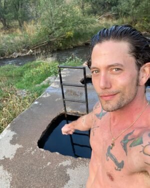 Jackson Rathbone Instagram - This is where I live now. In this hole. In the ground. Where the lithium and copper and sulfur flow with volcanic fury. Heat that heals, flows from my heels to heart. 
I needed this .. and it appeared.
#GodHelpUs