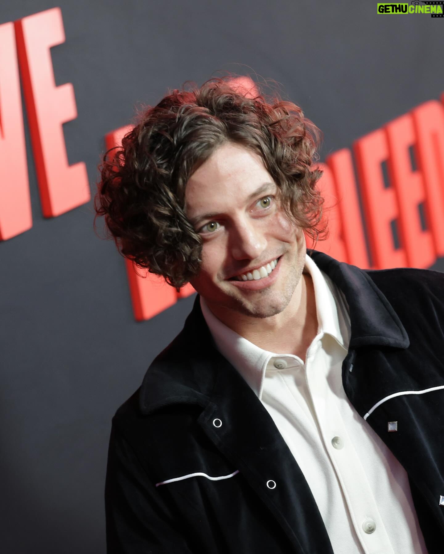 Jackson Rathbone - 25.2K Likes - Thanks @a24 for the invitation to the premier of #LoveLiesBleeding last night! Wonderful to catch up with old friends and make some new ones. Plus .. an AMAZING film.
Love Lies Bleeding is destined to be a cult classic.
With a feeling of early Cohen Bros and a bit of David Lynch, this film leapfrogs modern traditional thrillers, with a decent dose of absurdity, which highlights reality as opposed to distancing. The acting is perfect .. love Kristen Stewart (duh), Katy O’Brian is phenomenal, and the scene stealing turn from Anna Baryshnikov !! Plus Ed Harris is 👌
The script is tight, brimming with suspense, and well placed laughs. The music is perfect, Clint Mansell is a CHOICE. The cinematography is exquisite. Overall, Rose Glass has slayed this incredible film with a vision that’s unique and compelling, and destined to be around for a long time. @a24 does it again. Thankful for FILM !! 🙏🙏🙏