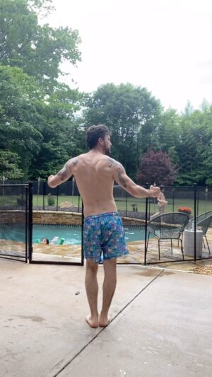 Jackson Rathbone Instagram - Summer is nearly here! 
(My kid didn’t get hurt at all, don’t worry. Lol)
