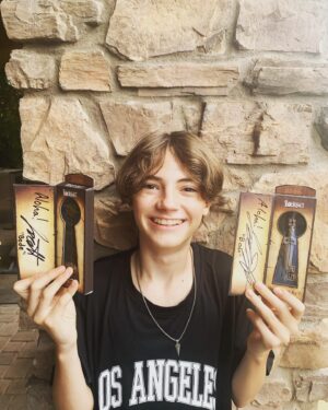 Jackson Robert Scott Instagram - Hope you guys are enjoying Season 3 as much as I did in helping make it! I wanted you to know that we have a few limited edition Bode Lock inspired keys left. We uniquely forged 500 of the Head, Hercules, Small World, and Ghost Keys. I’ve personally signed each of them and they are available on jacksonrobertscott.com. Be careful with these keys! I should know. Bode’s made a few questionable decisions over the last three seasons. ;-) 
Thank you for all your support and hope you enjoy! 🔐