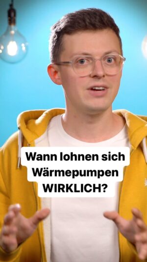 Jacob Beautemps Instagram - Wann lohnen sich Wärmepumpen wirklich? #science #sciencefacts #wärmepumpen #heizen #mythen