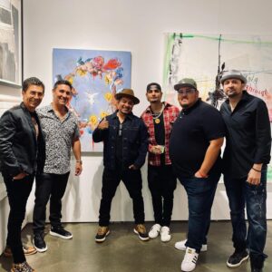 Jacob Vargas Instagram - The Boys coming out to the @laartshow last night to support @isaacpelayo! Check out his dope artwork at the @bruceluriegallery booth #1200. @jacobvargas @jgudino3 @momorodriguez @antoniopelayo @marionbcla