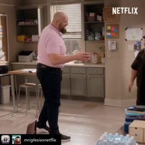 Jacob Vargas Instagram - Repost from @mriglesiasnetflix using @RepostRegramApp - Is Mr. Iglesias about to get schooled by Big Show?! Game On: A Comedy Crossover Event streams August 10