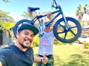 Jacob Vargas Instagram - Amazing belated bday gift!! Vintage 80s GT BMX bike.  When I was 12 yrs old, my brothers and I were building our own bmx bikes. We would work all weekend at the swap meet to earn $ and buy one part at a time. Before we were able to finish, our house got broken into and our bikes were stolen. We were absolutely crushed. Thank you @mrwupass and @misterctoons for this gift. My 12 yr old self is fulfilled.