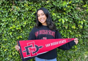Jacob Vargas Instagram - Congratulations to our Baby Girl Rose for committing to San Diego State University!! Work hard,stay humble and continue to follow your dreams! Here’s to an exciting new chapter in your life. Go Aztecs!! @sandiegostateuniversity #sdsubound #sdsudad #sdsumom