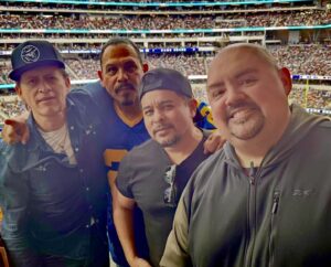 Jacob Vargas Instagram - Great hang today with the boys at the @la.rams.nfl vs @commanders game at @sofistadium ! Thanks @fluffyguy for the invite.
