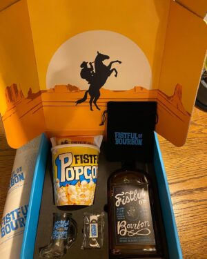 Jacob Vargas Instagram - Came home to this very cool care package from @fistfulofbourbon  Very cool Hollywood cowboy movie packaging. I’m  gonna have a good time with this. Thank you. #fistfullofbourbon