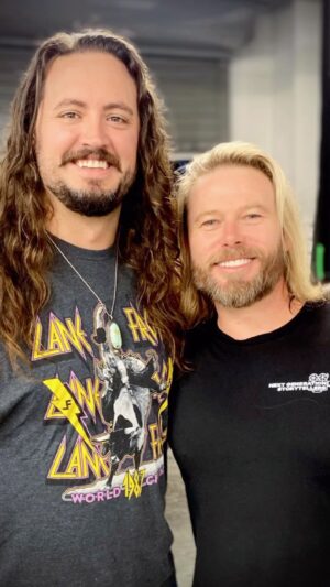 Jacob Young Instagram - Huge thank you to my boy @justin3doorsdown and @3doorsdown for inviting @christenyoung4 and myself out to such an incredible show and treating us like family! Be sure to check out all of Justin’s music! New singles are coming out, can’t wait!! #justinbiltonen #3doorsdown