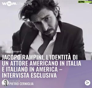 Jacopo Rampini Instagram - Thank you @thewom @cernigliapietro and @manzopiccirillo for this in depth interview on playing William Shakespeare in my upcoming film “Shakespea Re di Napoli” premiering at @romacinemafest this week. 

Photographed in NY by @saramontalbano 

#romefilmfest 
#festadelcinemadiroma 
#thewom 
#shakespearedinapoli