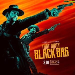 Jacopo Rampini Instagram - That Dirty Black Bag premieres today on @amcplus ! Created by @mauroaragoni produced by @bronstudios @palomarproduction 

#thatdirtyblackbag #amc #amcplus #spaghettiwestern