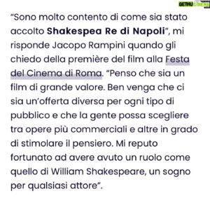 Jacopo Rampini Instagram - Thank you @thewom @cernigliapietro and @manzopiccirillo for this in depth interview on playing William Shakespeare in my upcoming film “Shakespea Re di Napoli” premiering at @romacinemafest this week. 

Photographed in NY by @saramontalbano 

#romefilmfest 
#festadelcinemadiroma 
#thewom 
#shakespearedinapoli