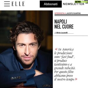 Jacopo Rampini Instagram - Thank you @elle_italia @silvialocatelli_elle and @manzopiccirillo for this interview on my upcoming film “Shakespea Re di Napoli” premiering at @romacinemafest Link in bio 

Styled by @mcurranstylist 
Photographed by @gianmarcochieregato