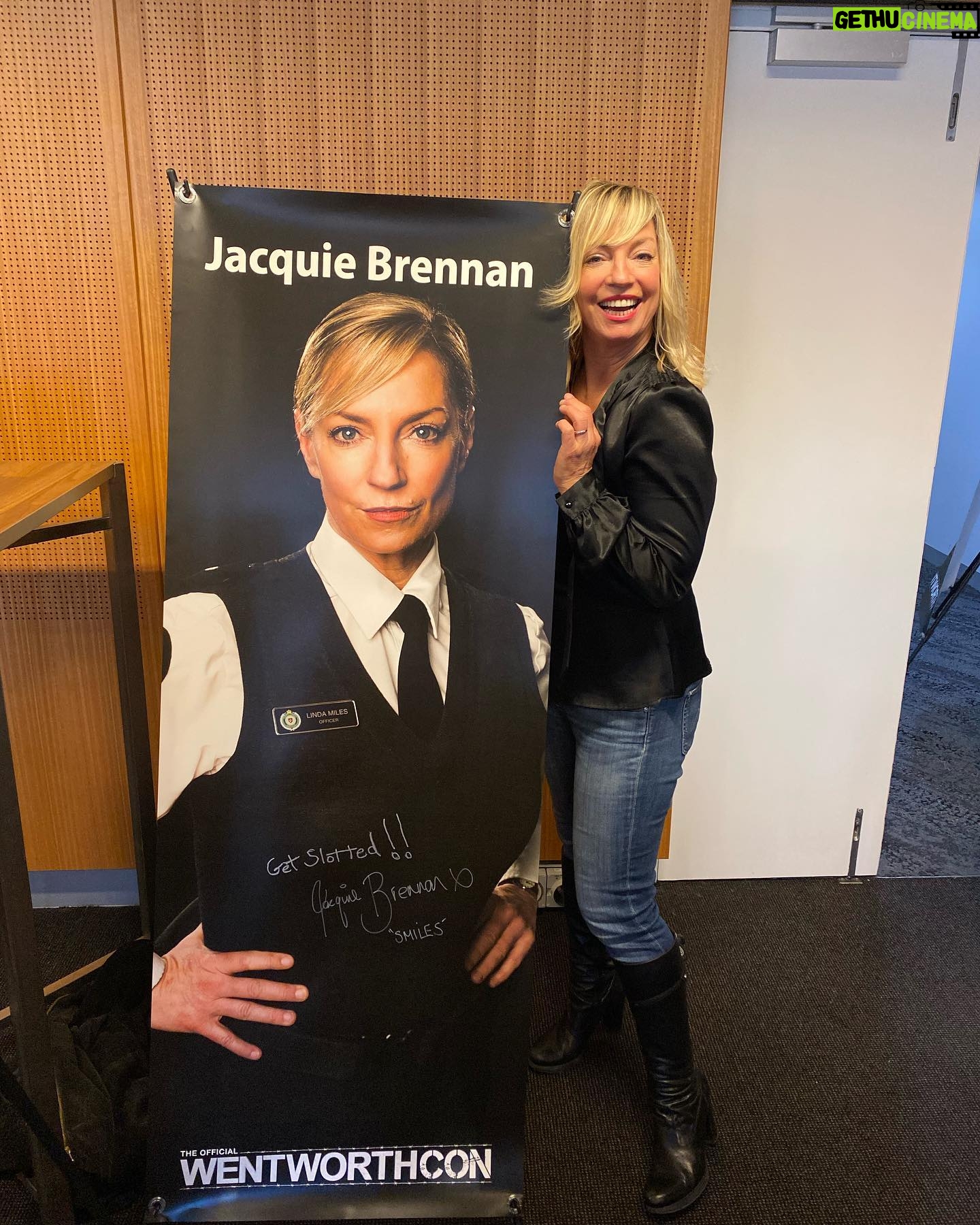 Jacqueline Brennan - 1.4K Likes - Finally found some artwork for the bedroom! Thankyou to everyone who came from far and wide to attend Wentworth Con in Melbourne. What a wonderful weekend! To whoever won this poster in the raffle, my eyes will follow you everywhere!!! @wentworth_con