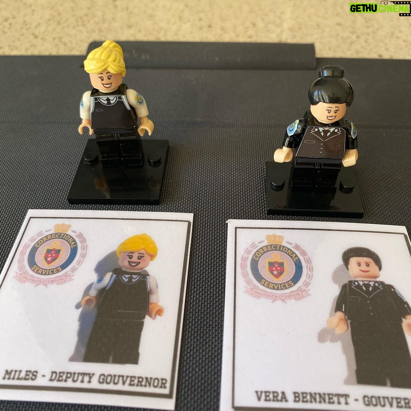 Jacqueline Brennan - 3.9K Likes - Thank you @catherine_dm_wwff Kate and I love our Linda and Vera mini figures that travelled all the way from France. You are super talented! #wentworth #detectivecollinslovedhistoo