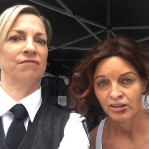 Jacqueline Brennan Instagram - There was something eerily familiar about this Extra. #throwbacktealtuesday