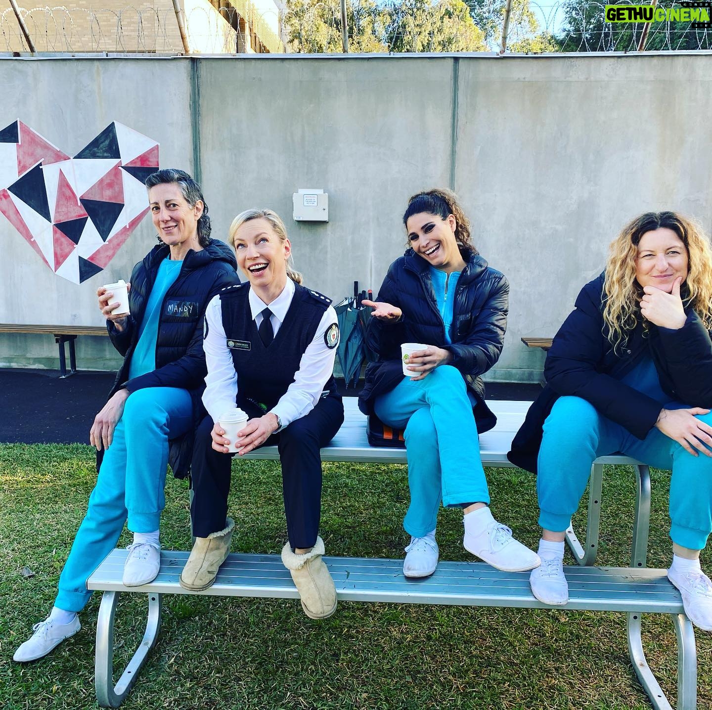 Jacqueline Brennan - 2.7K Likes - Teal to the left of me, teal to the right - here I am... #tealtuesday #loukelly #zaina #mandythemullet #smiles @wentworthonfoxtel @corriechen