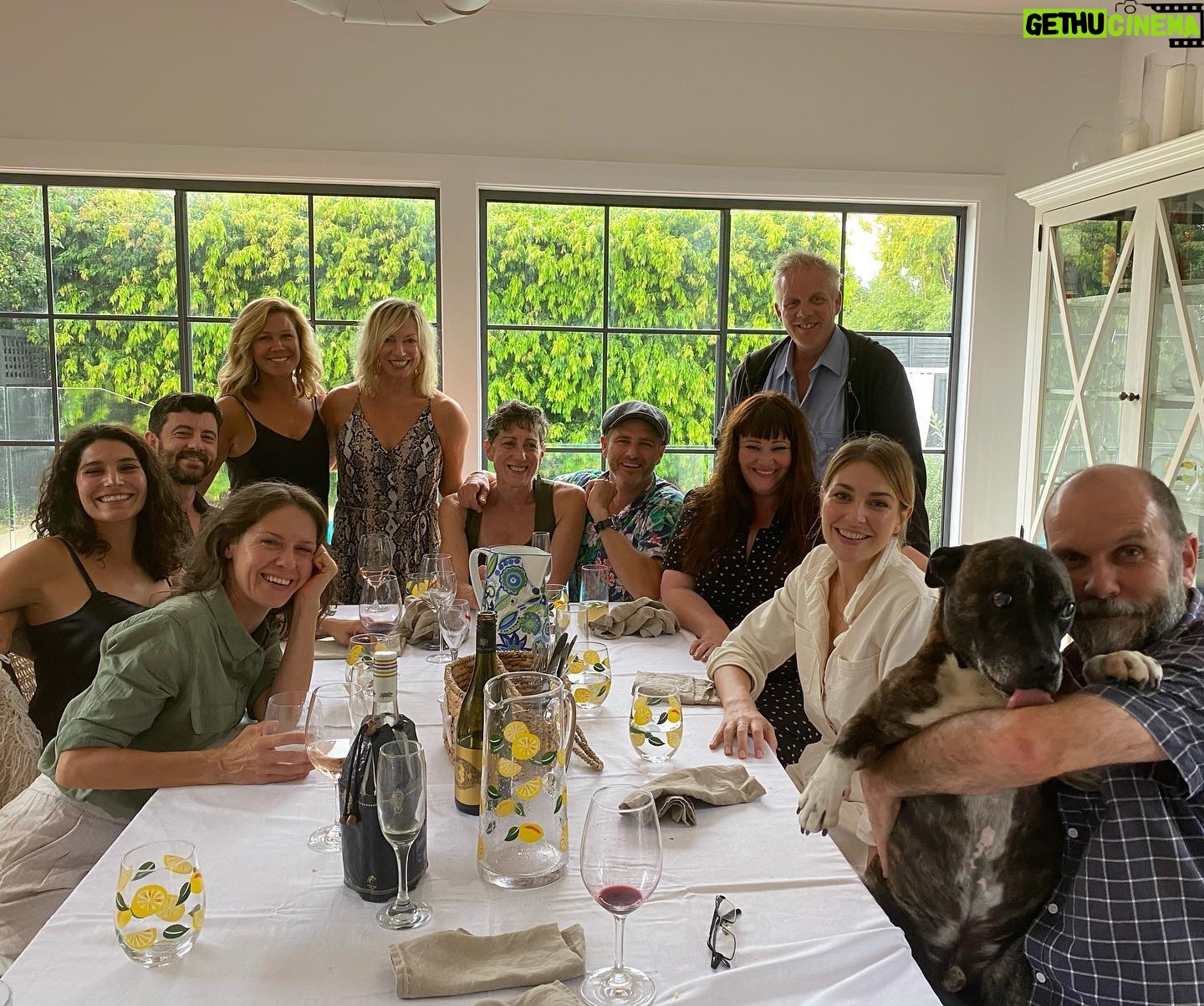 Jacqueline Brennan - 2.2K Likes - ‘‘Twas a most excellent luncheon! Wentworth Series 8 catch-up. 🍾🌻 📷 @baileyybliss Thanks @okbillysouvlakibar the baklava was amazing!!!