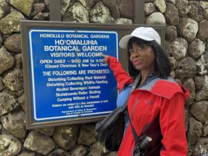 Jacqueline Moore Instagram - At the Botanical Gardens in Hawaii.