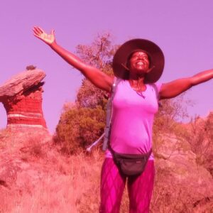 Jacqueline Moore Instagram - Hiking in Palo Duro Canyon, Texas.