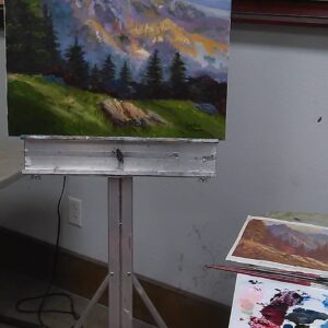 Jacqueline Moore Instagram - My artwork. Oil on canvas.