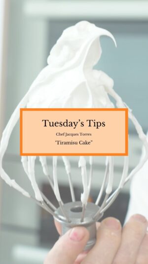 Jacques Torres Instagram - This week on Tuesday’s Tips, Chef Jacques Torres showcases how to make the perfect “Tiramisu Cakes”. 

Get ready to impress your tastebuds- see you in the kitchen!