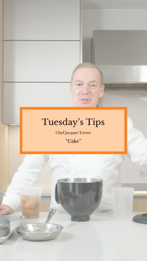 Jacques Torres Instagram - This week on Tuesday’s Tips with Chef Jacques Torres, learn how to make the perfect cake!🍰

Join us each Tuesday for an exclusive baking tutorial where Jacques himself shares his top tips and tricks for creating a masterpiece in your own kitchen.
