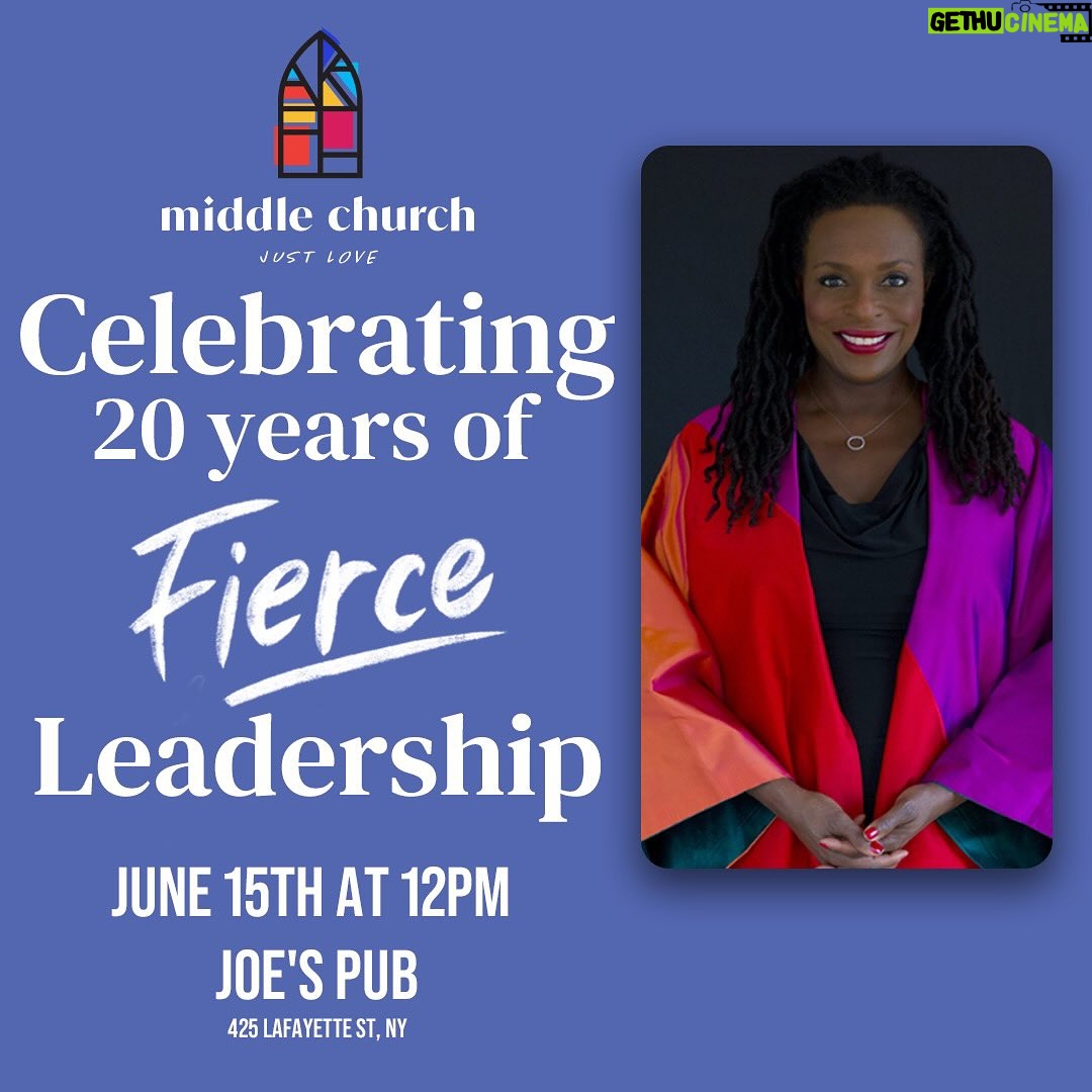 Jacqui Lewis - 106 Likes - Join us as we honor 20 years of Rev. Dr. Jacqui Lewis’s (@revjacquilewis) FIERCE leadership at Middle Collegiate Church!
Enjoy performances from Middle Church’s extended community, directed by @divatamer . We invite you to show up in fierce love and support for Jacqui, recognizing and uplifting her for all her remarkable work.
The celebration will be at @joespub in the NYC at 12PM, with doors opening at 11:30AM.
Get your ticket now—can’t wait to see you there!