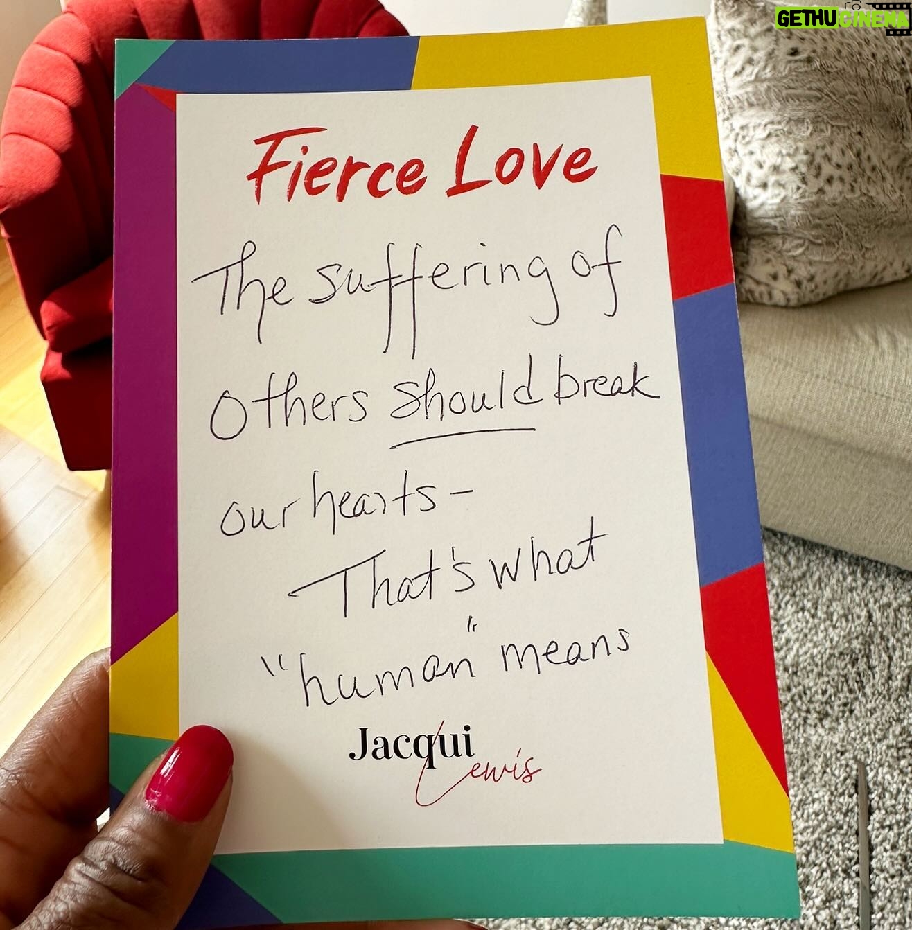 Jacqui Lewis - 1.1K Likes - Double tap if you feel me. If you feel the collective pain of the world.❤️🙏🏾
The suffering of others should break all of our hearts- it should crack them open wide enough to love MORE, to “See no stranger” as my friend @valariekaur says.
We are ALL God’s chosen ones no matter what we believe or don’t believe. I will keep ringing the bell for love until my last breath.
Looking forward to my Insta Live with @valariekaur on Wednesday 4/ 24 at 7:00pm EDT. We’ll talk all things Revolutionary Love. Valarie’s book “See No Stranger” is a mission statement and rally cry for empathy for all.
And don’t forget there are still digital and in person tickets to Freedom Rising Conference starting THIS FRIDAY the 26th. Tix at www.freedomrisingconference.com. I so hope to see you there ❤️✊🏾