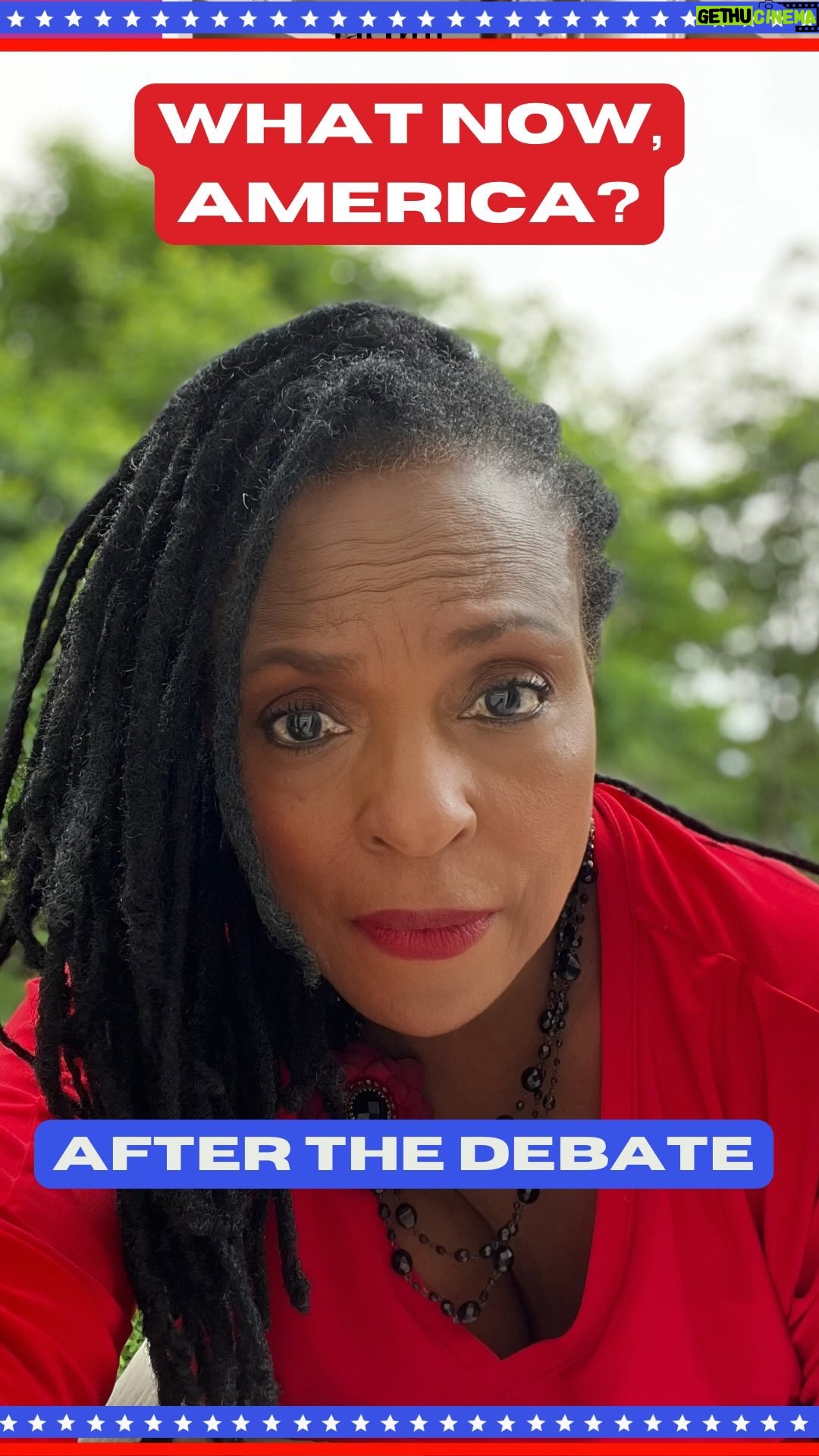 Jacqui Lewis - 671 Likes - Ok about that debate. It was disappointing. Right now the only thing I know is this: democracy belongs to us- you and me, regular everyday people. And we need to step up and own it. Neither Biden nor Trump will “save us.”
Join me Monday at 12:15pm EDT for an Instagram live with my friend @robertpjonesdc where we will dive into all things “America” in 2024.
This is not the time to panic or listen to the loudest voice in the room. This is a time for deep reflection. Who are we, who have we been? Who do we WANT to be? And who is left out of that vision?
We can vote for democracy. I love you all: BREATHE ❤️🇺🇸
#Democracy #VoteLove #Election2024 #Debate #RevDrJacquiLewis #ProgressiveChristianity #JustLove #PeaceForAll #JusticeForAll