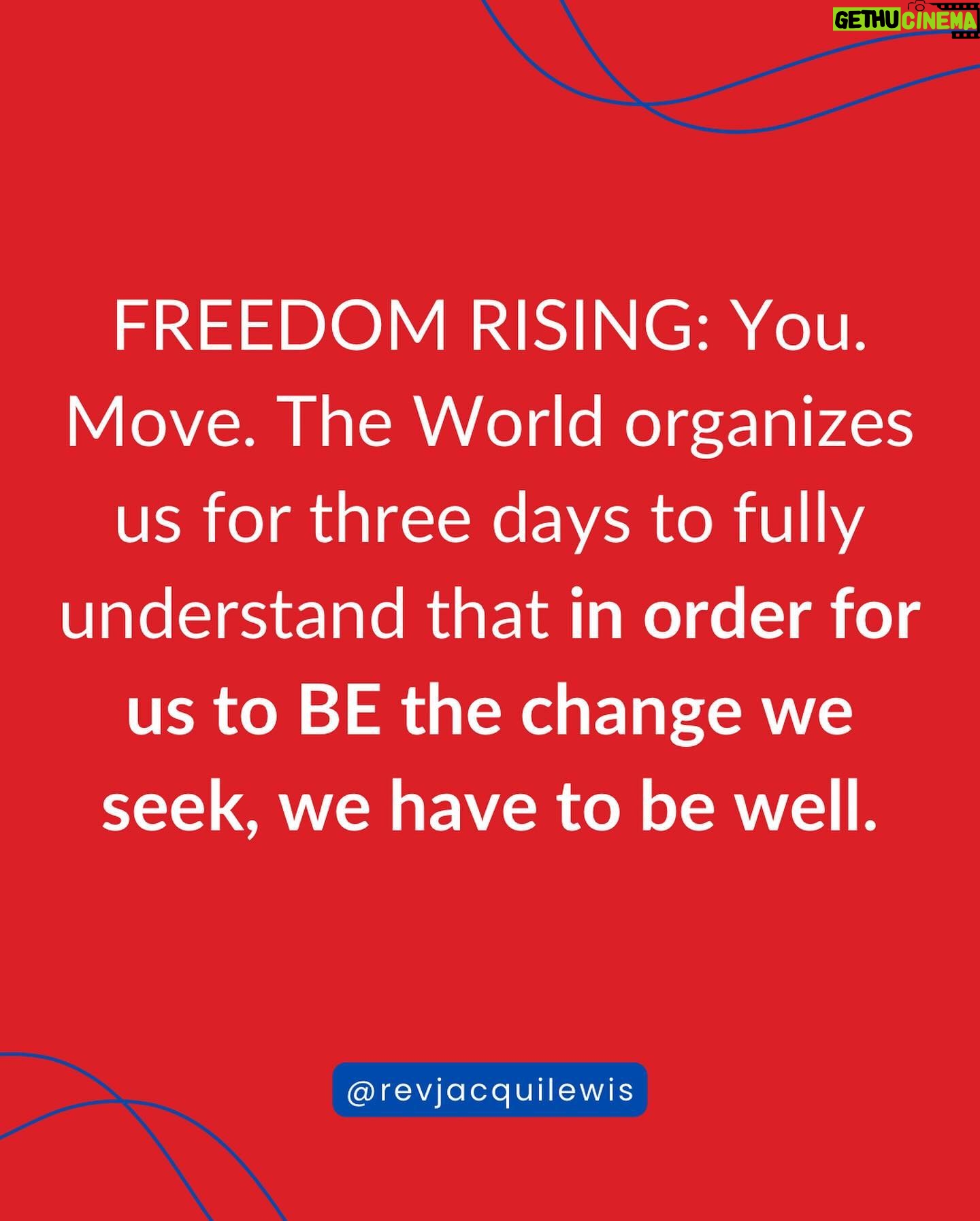 Jacqui Lewis - 143 Likes - We are just about a week away from Freedom Rising: You. Move. The. World.
I cannot WAIT to share space with our incredible lineup of guests including William Barber, V Ensler, Valarie Kaur, Gabby Bernstein, and Cole Arthur Riley.
Join us April 26-28 in New York or digitally. Let’s get ready for the election. Let’s prepare to vote for Love. Let’s heal the world.
Tickets at www.freedomrisingconference.com
#VoteLove #LovePeriod #FierceLove #ProgressiveFaith #SaveDemocracy
