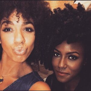Jade Eshete Instagram - Got to share a frame with this lovely! @therealpearlmackie I need to see your face ALL the time 💕😘#sdcc2017 #bbcamerica #doctorwho #dirkgently