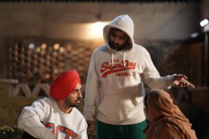 Jagdeep Sidhu Instagram - 3 Days to go …. On set jatt and Juliet 3 ♥️. Advance Booking Open ho g aa … Book your tickets now …  film dekh k dasyo thonu kiven lagi film 🍿… mere layi eh film sachi bhut wadi zimedari aa .. 🙏😇 …  thode reactions di wait aa . eh 3 din massa hi nikal ne 🙈🙈