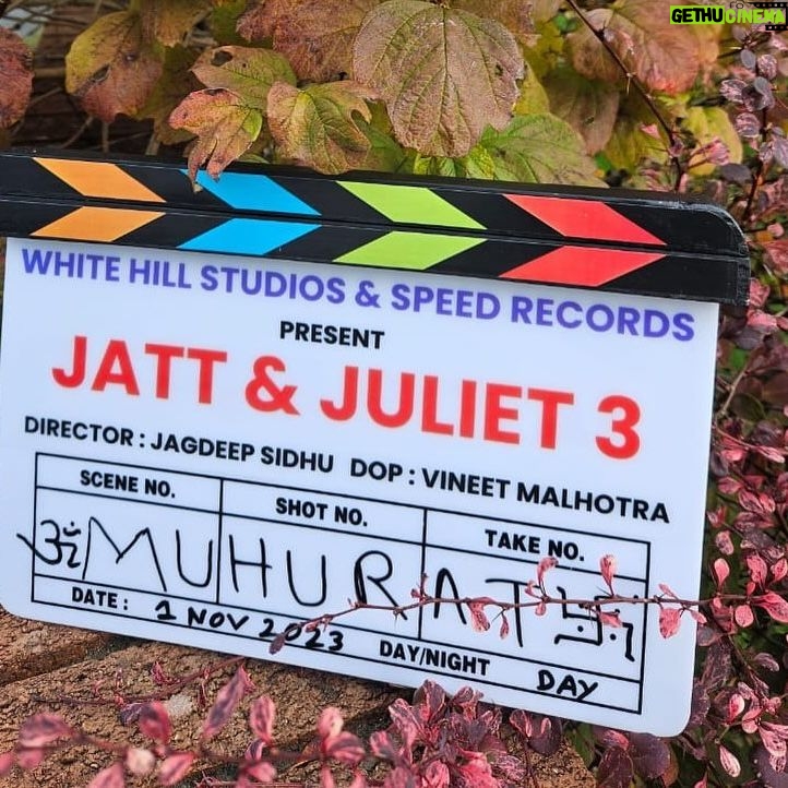 Jagdeep Sidhu - 21.9K Likes - Fateh Singhš®āāļø & His Shapatan Pooja are all set to arrest you in their lock up of charm and entertainment once again as Diljit Dosanjh & Neeru Bajwa have commenced the shoot of the third instalment of Jatt & Juliet series.š„³
Directed by Jagdeep Sidhu & produced by White Hill Productions & Speed Records in association with Storytime Productions, Jatt & Juliet 3 is all set to release in cinemas on 28th June 2024.
Director - Jagdeep Sidhu
DOP - Vineet
@speedrecords @neerubajwa @diljitdosanjh @jagdeepsidhu3 @sonalisingh @jasminbajwa22 @rubysinghofficial @dineshauluck @satvindersinghkohli @manmordsidhu @gunbir_whitehill @whitehillstudios @ramankohlii24 @sapphirewrathful @divittxauluck @officialstorytimeproductions
#jattandjuliet3 #diljitdosanjh #neerubajwa #fatehsingh #pooja #speedrecords #whitehillstudios #jattandjuliet #fatehsingh #shapatan