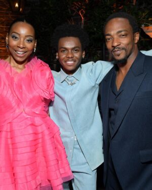 Jahi Di'Allo Winston Instagram - WE HAVE A GHOST PREMIERE. 

Last night was so cool! Loved celebrating with my incredible cast and crew   all the people who came out to support our special little ghost movie 😌 thank y’all for the love! Such a fun moment! Make sure y’all check out We Have A Ghost tomorrow!!! only on @netflix
Stylist: @apuje 
Stylist Asst: @georgesaintthomas
Fit: @grayscaleic 
Jewelry: @ysl 
Shoes: @maisonmargiela