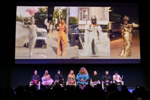 Jaida Essence Hall Instagram - I had a blast at @scadtvfest with my We’re Here fam @sashavelour, @thequeenpriyanka, @latriceroyale, @johnnieinstagram,@thestevenwarren, and @peter_lo_g! Thank you so much SCAD and the moderator of my dreams @soyjoseuseche.
Season 4 of the Emmy-winning @HBO Original @WereHere is coming and premieres Friday, April 26 on @StreamOnMax.

Look @houseofjmc with embellishing by @primekreations1 
Hair @omgeewigs