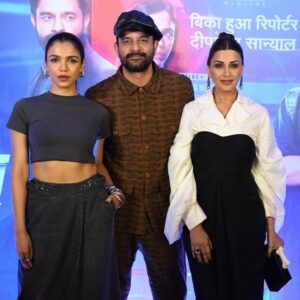 Jaideep Ahlawat Instagram - 🫶🏼 The 3 Mastikhors 😄🎬

Team #TheBrokenNews2 @zee5 

Dipankar-Radha-Amina may not always get along on screen , but off screen it’s a whole different story 🥰

Thank you for all the love !