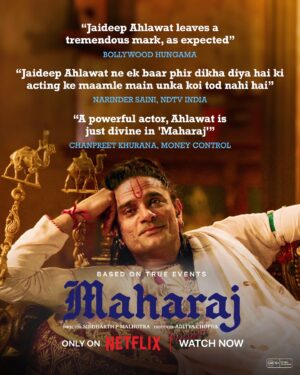 Jaideep Ahlawat Instagram - The reviews are in - Maharaj brings history alive to tell an important story.
Watch Maharaj, now streaming only on Netflix!

#JunaidKhan @jaideepahlawat @shalzp @siddharthpmalhotra #YRFEntertainment @sharvari @yrf