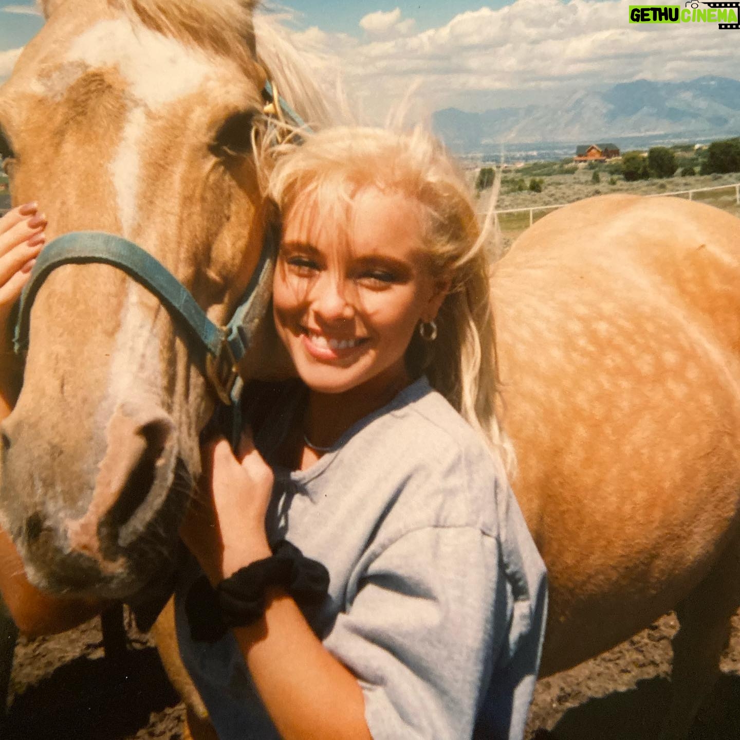 Jaime Bergman - 1.9K Likes - We were both naturally blonde š±āāļøš±āāļø. This guy will always be in my heart. I miss you 3rd pick was my backyard growing up. #fbf #dayofthehorse #nationaldayofthehorse