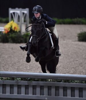 Jaime Bergman Instagram - Bella & Candy Crush blew me away this week with their calmness & focus at the USHJA National Championships in Las Vegas!  Competing in the largest division (did you see my previous post?) of the entire show.  Bella brought home a 3rd, 4th, 8th, and 9th ribbon, and I couldn’t be more proud of this team.  This was a huge achievement for Bella. Most of you only see the success on my posts vs. the struggles and the blood, sweat & tears.  Bella and I have learned so much in the show world, and we look forward to learning even more if this is what Bella continues to strive for. Time to relax and celebrate the holidays!  Thank you @futurity_farms!  #ushjanationals #hunters #ponypower #proudmommymoment❤️️ photo by @andrewrybackphotography