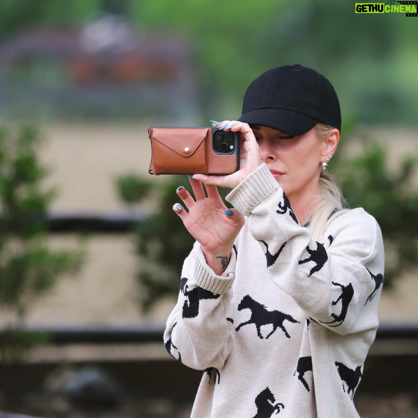 Jaime Bergman - 1.5K Likes - If you see me videoing Bella during her competition rounds at a horse show instead of hiding behind something until itās over missing it all, please give me a hug or a high five afterwards. Anxiety is so crippling, and it has taken me so much time & strength to get here. Although, I still have one eye closed š. Baby steps. This isnāt about winning or losing. Itās anxiety about safety. Proud of myself, but mostly proud of Bella and her willingness to do this crazy but rewarding sport thank you @mccoolphotos for capturing ā¤ļø #horseshowmom #horseshowlife #anxiety