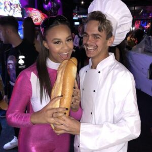 Jake Clark Instagram - my day 1 one. happy birthday nia sioux. thank you for everything 🖤