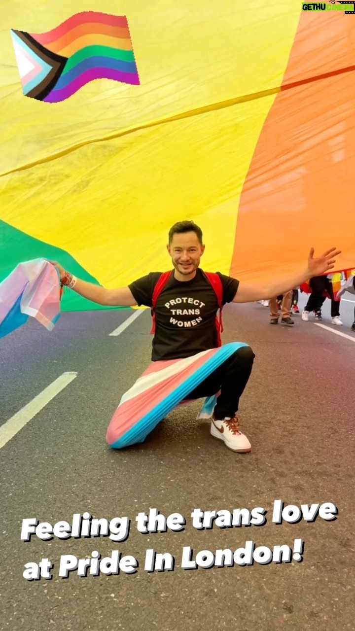 Jake Graf - 2.2K Likes - Had the best day at @prideinlondon 2022.🥳
So much love, kindness and solidarity for the trans community.🏳️⚧️🏳️🌈
#lgbt #trans #pride #proud #transgender #ftm #queer #love #hope #london #prideinlondon Shirt from @thephluidproject 🙏🏼