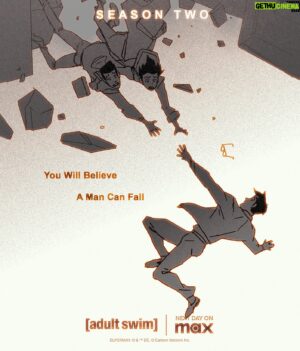Jake Wyatt Instagram - S2E09 of My Adventures With Superman now on Max. Here's a discarded poster concept for S2